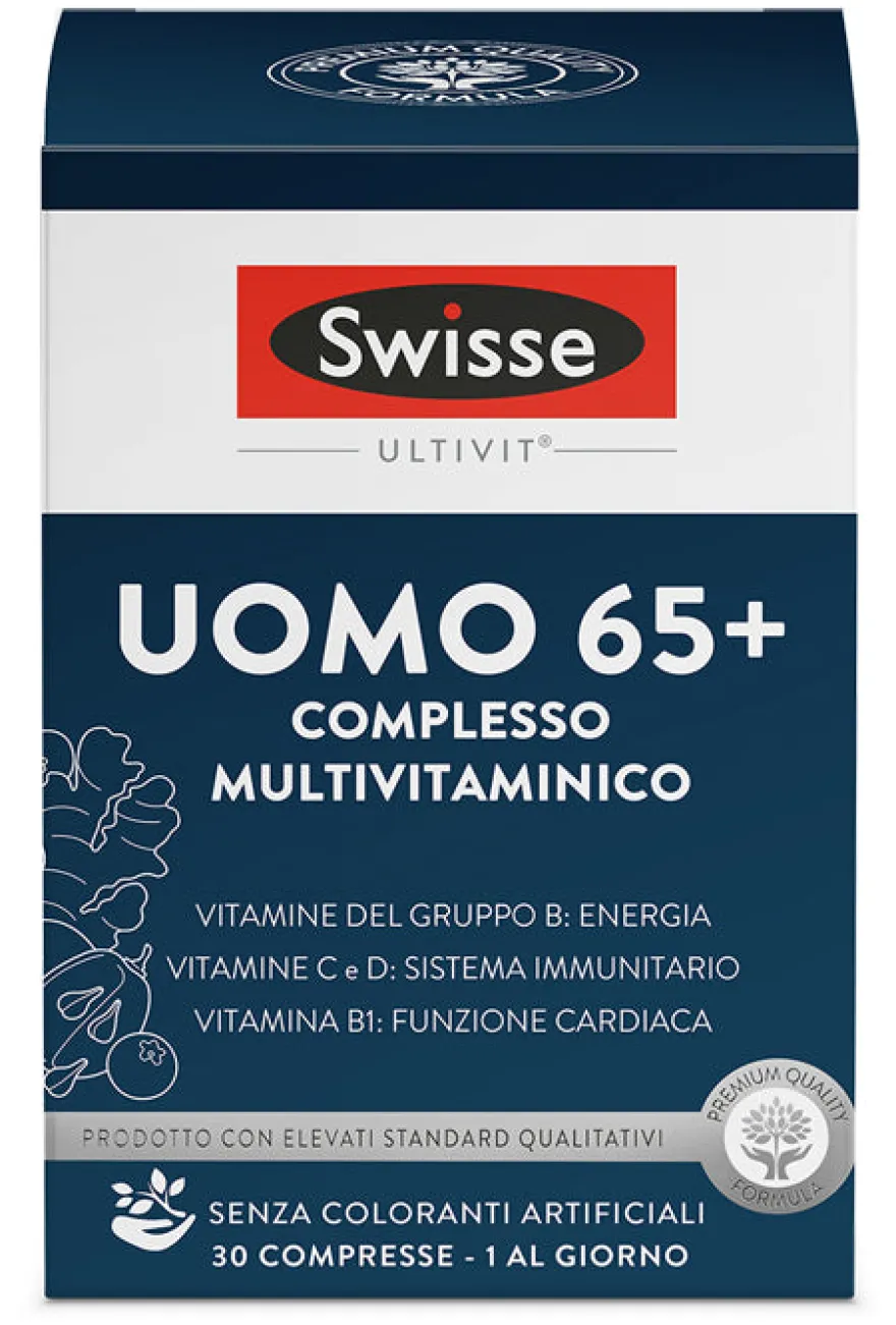 Swisse Uomo 65+ Complesso Multivitaminico 30 Compresse