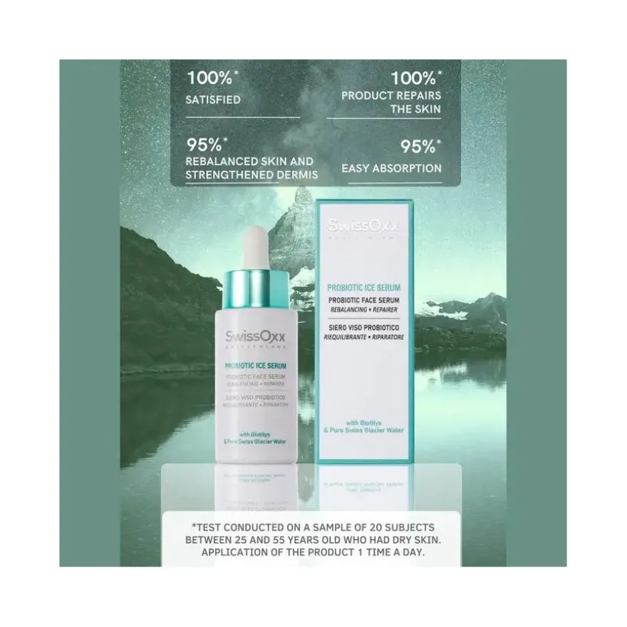 Swissoxx Probiotic Ice Siero Viso Anti Rossore 30ml