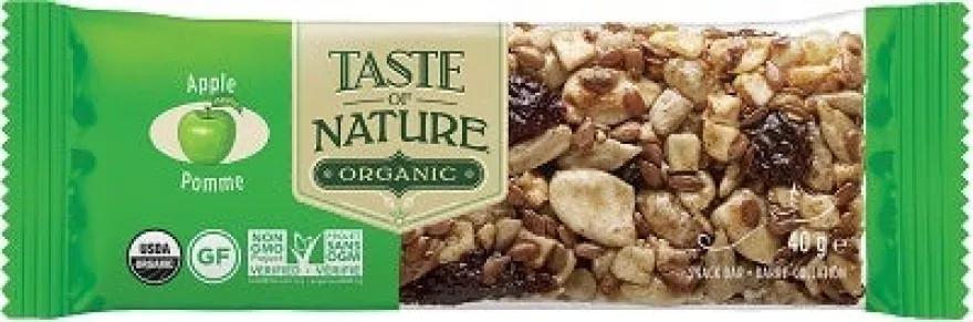 Taste Of Nature Barretta Mele Bio 40g