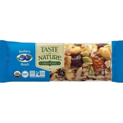 Taste Of Nature Barretta Mirtilli Bio Vegan Alto Contenuto Di Fibre 40g