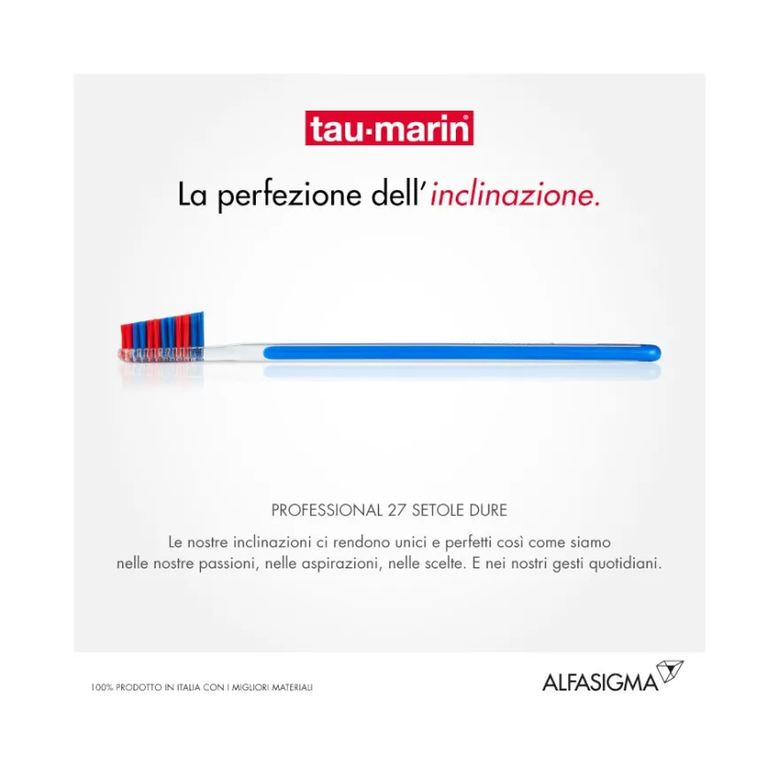 Taumarin Spazzolino Professional Duro 27 Con Antibatterico