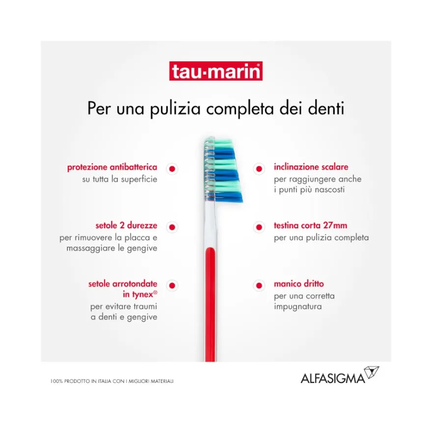 Taumarin Spazzolino Professional Molto Morbido 27 Con Antibatterico