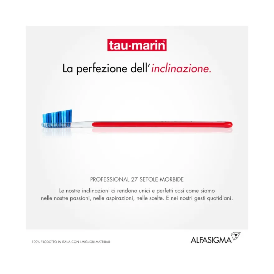 Taumarin Spazzolino Professional Morbido 27 Con Antibatterico