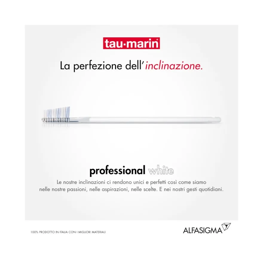 Taumarin Spazzolino Professional White Con Antibatterico