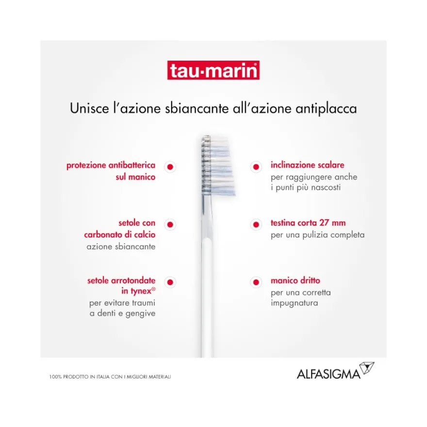 Taumarin Spazzolino Professional White Con Antibatterico
