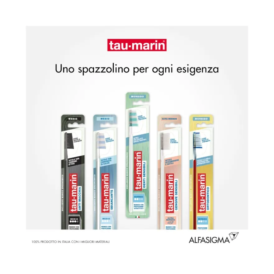 Taumarin Spazzolino Sensitive Gengive Antibatterico 1 Pezzo