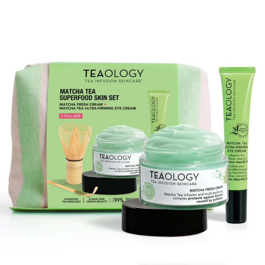 Teaology Matcha Tea Kit Matcha Fresh 50ml + Peach Hydra Mist 100ml