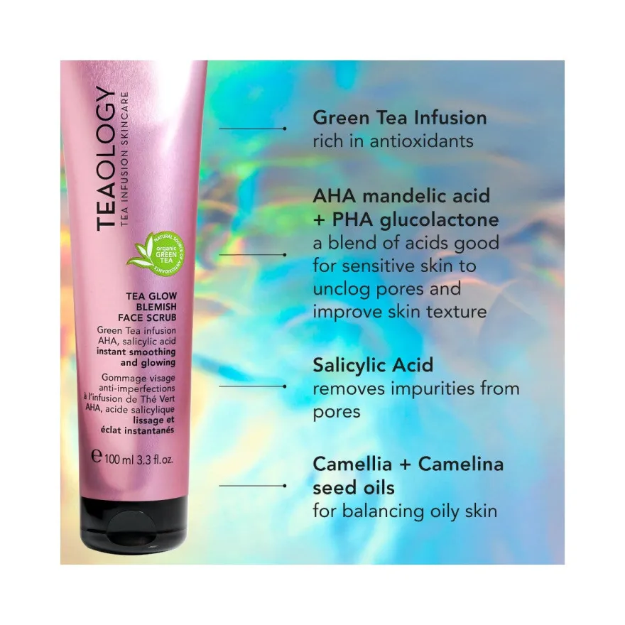 Teaology Tea Glow Esfoliante Viso Anti-Imperfezioni 100ml