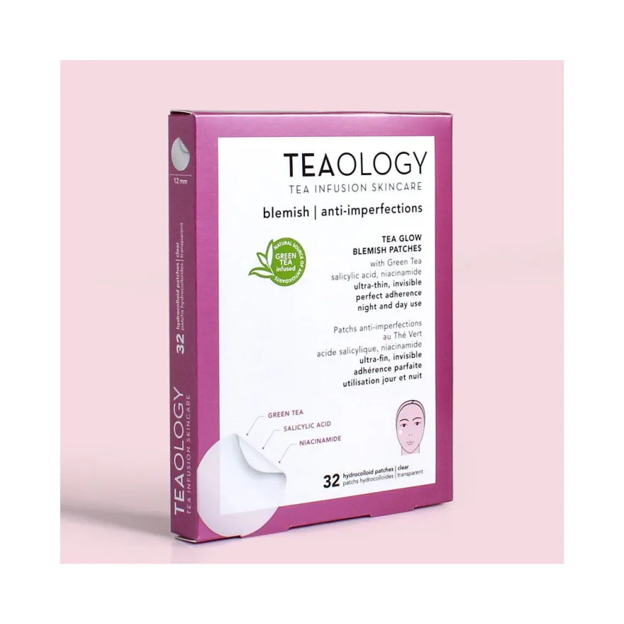 Teaology Tea Glow Patch Idrocolloidali Anti-Imperfezioni 32 Pezzi