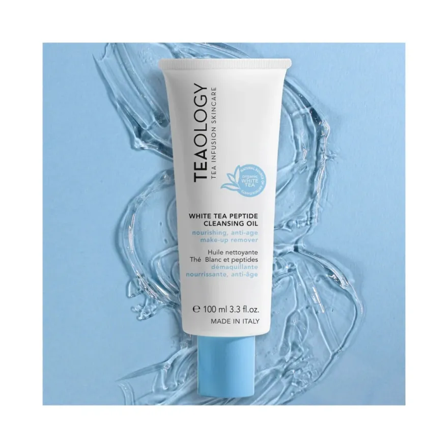 Teaology White Tea Olio Detergente Viso E Occhi Ai Peptidi 100ml