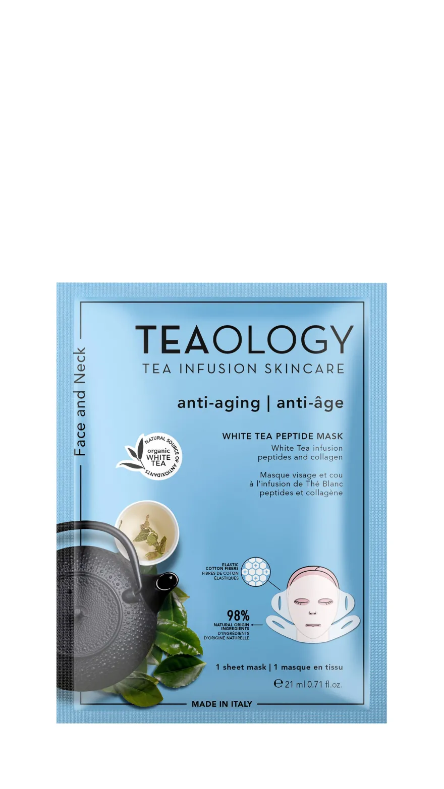 Teaology White Tea Peptide Maschera Antietà Levigante 21ml