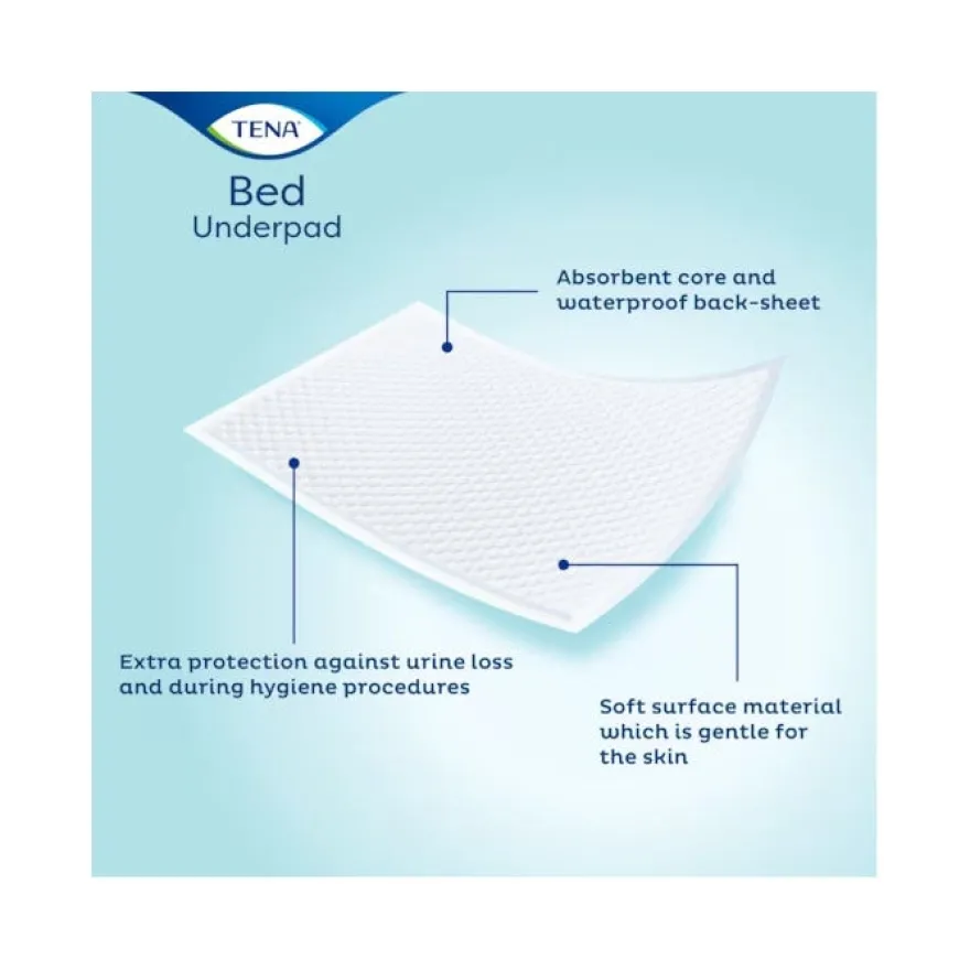 Tena Bed Plus Traversa Per Incontinenza 60x40cm 40 Pezzi
