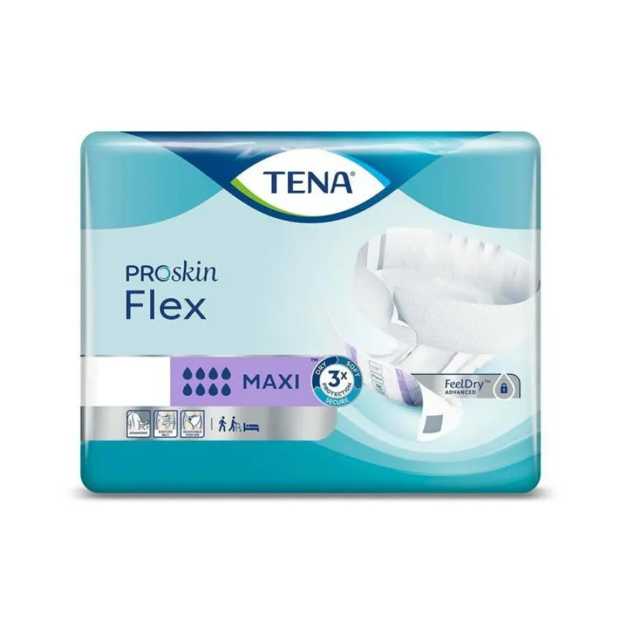 Tena Flex Maxi Pannolone A Cintura Small 22 Pezzi