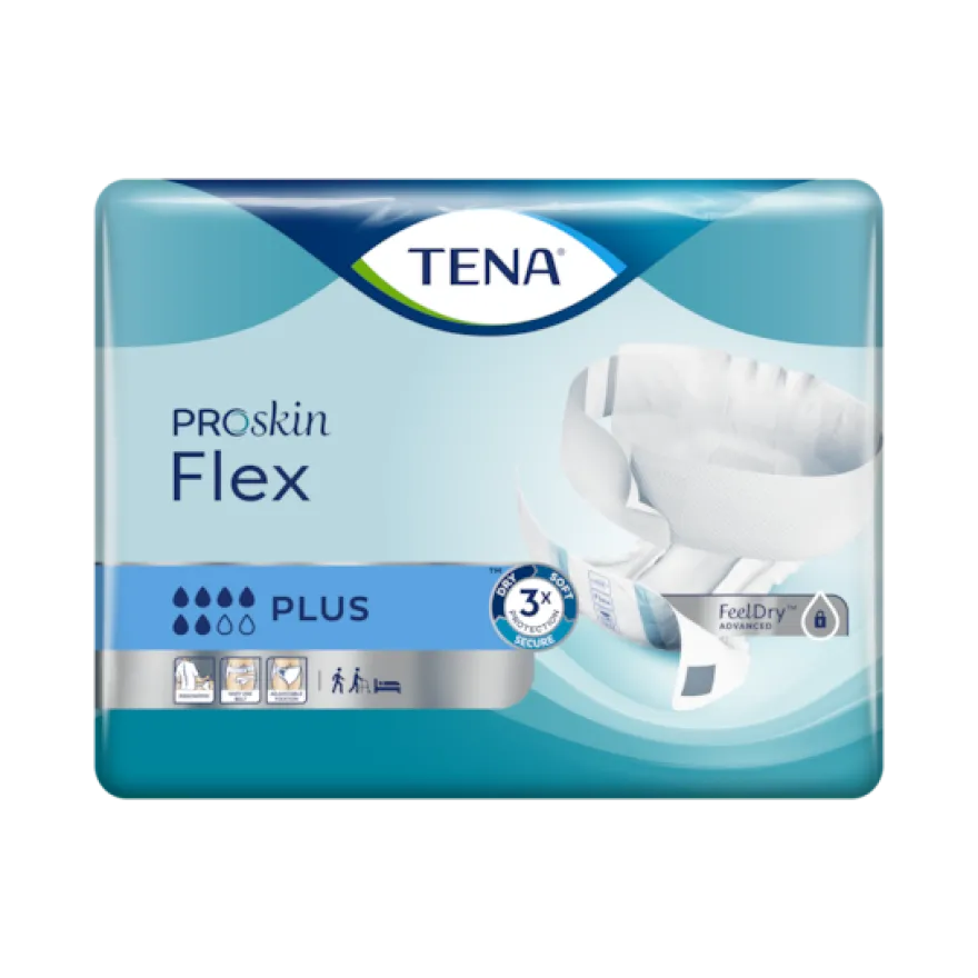 Tena Flex Plus Pannolone A Cintura Per Incontinenza Taglia XL 30 Pezzi