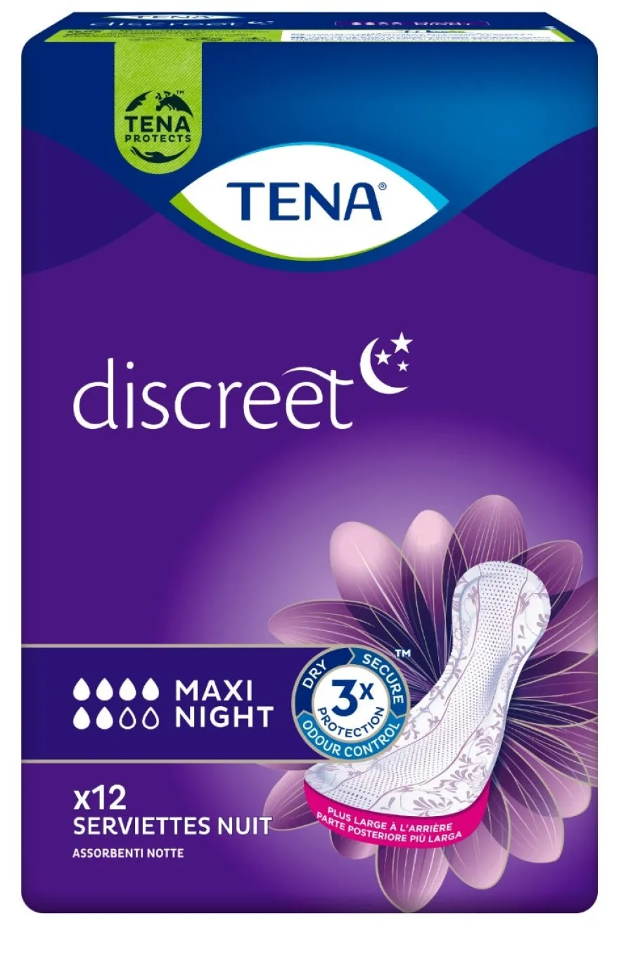 Tena Lady Maxi Night Assorbenti 12 Pezzi