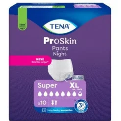Tena Pants Night Pannolone A Mutandina Super Taglia XL 10 Pezzi