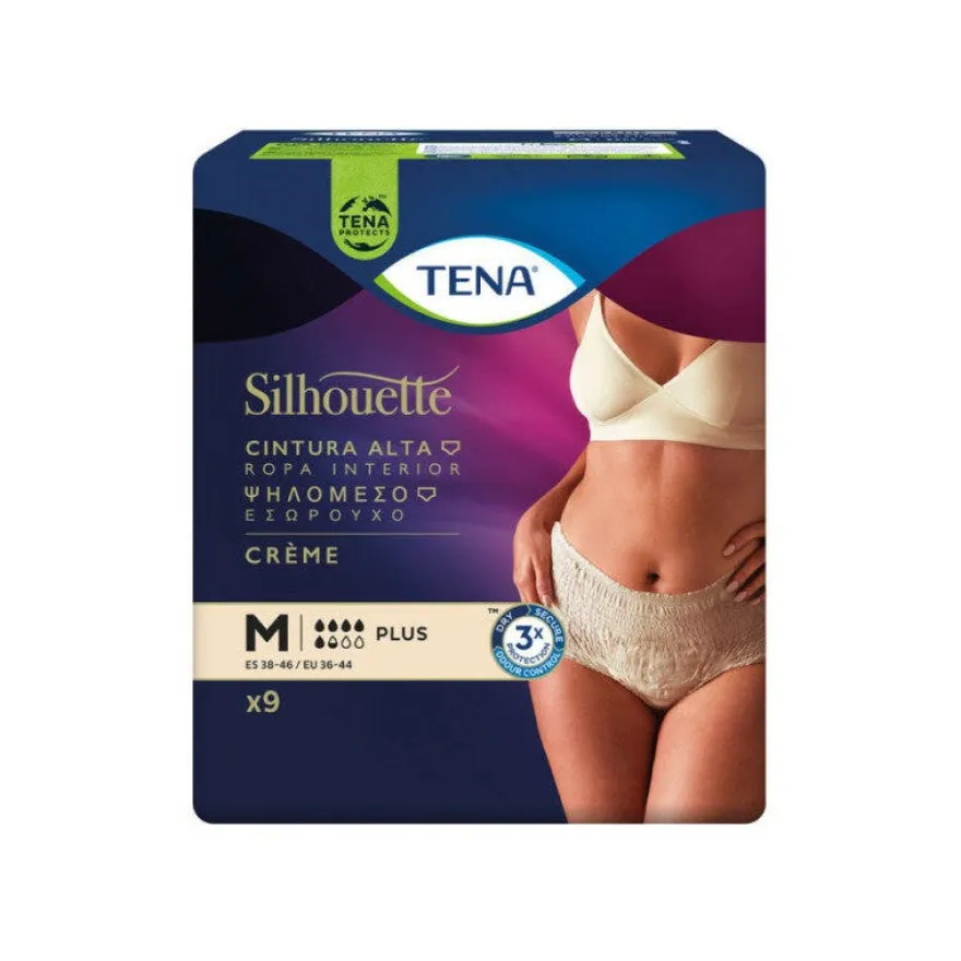 Tena Silhouette Creme Taglia M 9 Pezzi