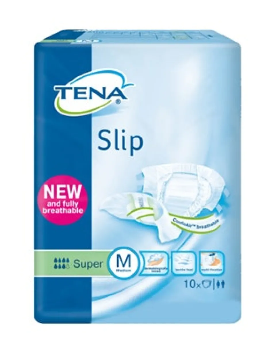 Tena Slip Super Pannoloni A Mutandina Taglia M 10 Pezzi
