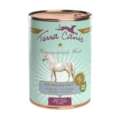 Terra Canis Grain-Free Alimento Umido Cavallo Con Rapa Finocchio E Salvia Per Cani Scatoletta 400g