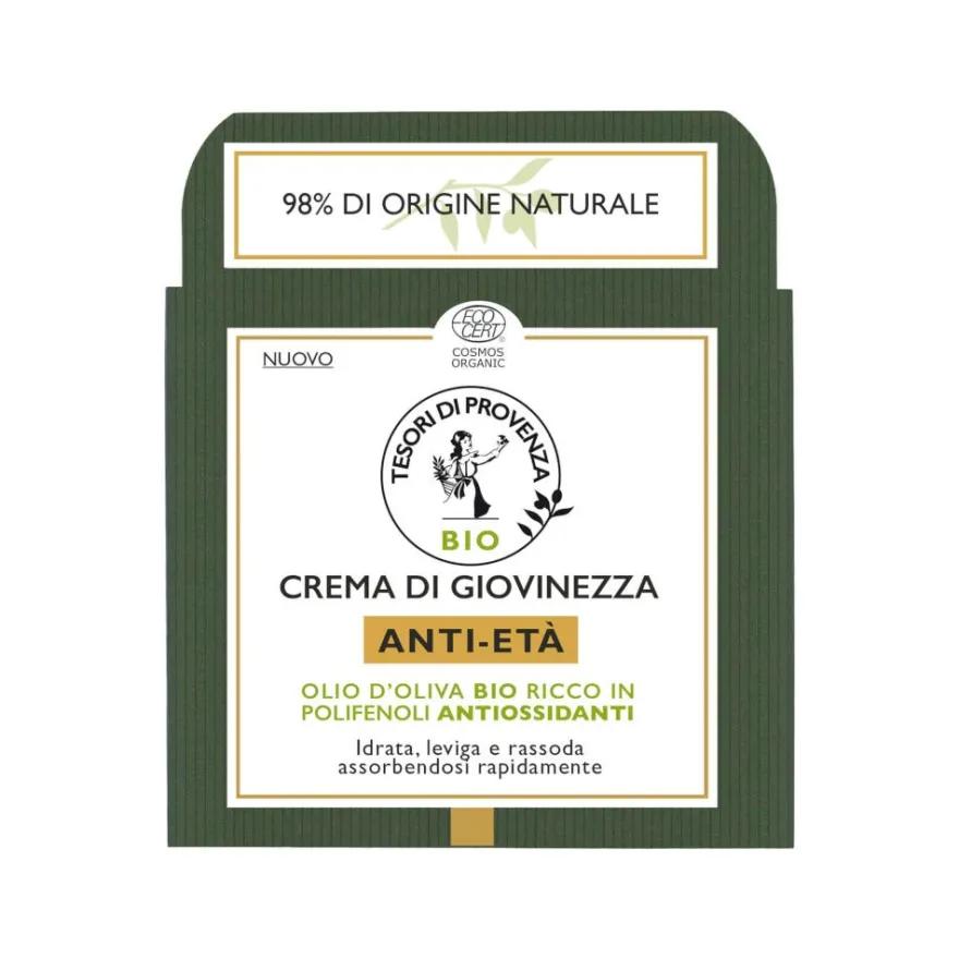 Tesori Di Provenza Crema di Giovinezza Viso Anti-Età Giorno 50ml