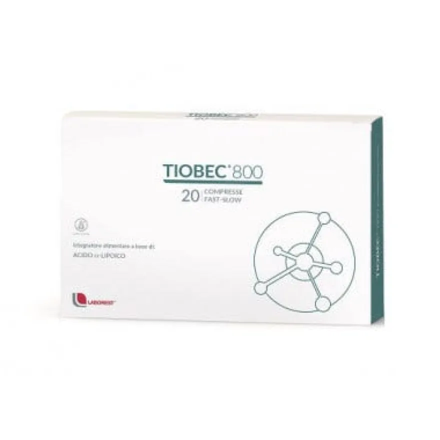 Tiobec 800 Fast Slow 20 Compresse - Integratore Antiossidante