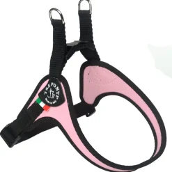 Tre Ponti Pettorina Easy Fit Con Sottopancia Regolabile Bordo Cannetè Rosa Per Cani 5/6kg Taglia 2,5
