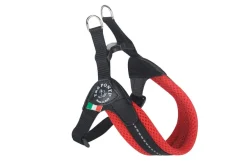 Tre Ponti Pettorina Easy Fit Con Sottopancia Regolabile In Rete Rosso Per Cani 7/9kg Taglia 3,5