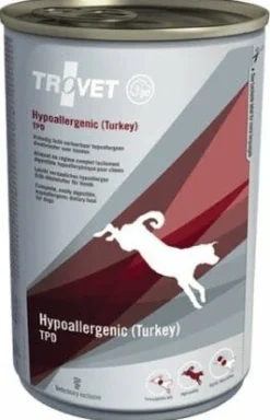 Trovet Hypoallergenic Tacchino TPD Alimento Dietetico Per Cani 400g