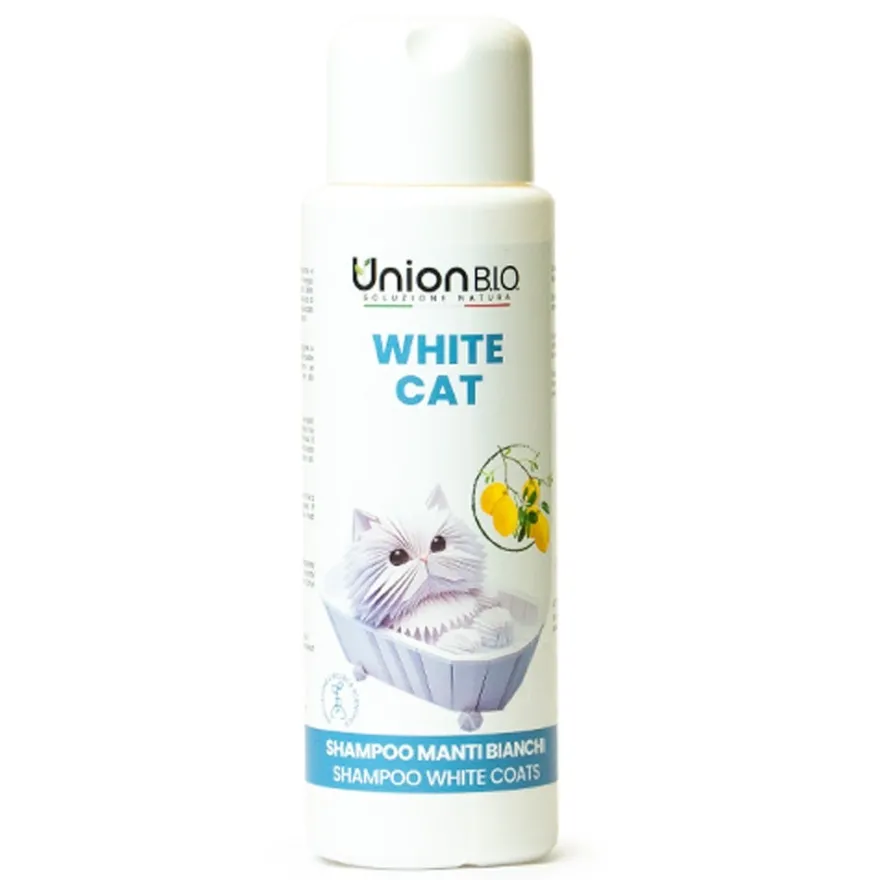 Union Bio Shampoo Super White Per Gatti Manti Bianchi 250ml
