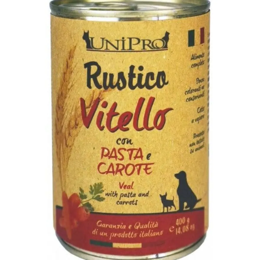 Unipro Cane Rustico Vitello Pasta Carote 400g