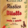 Unipro Rustico Vitello Pasta Integrale Carote Cibo Cane Adulto Barattolo 400g