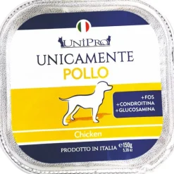 Unipro Unicamente Pollo Cibo Umido Per Cani Adulti Vaschetta 150g