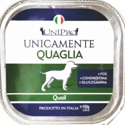 Unipro Unicamente Quaglia Cibo Umido Cani Adulti Vaschetta 150g