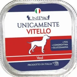 Unipro Unicamente Vitello Cibo Umido Cani Adulti Vaschetta 150g