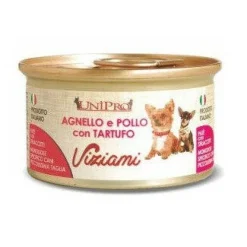 Unipro Viziami Cibo Umido Agnello Pollo E Tartufo Per Cani Taglia Piccolissima Barattolo 85g