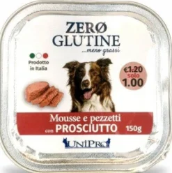 Unipro Zero Glutine Cane Con Prosciutto 150g