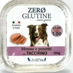 Unipro Zero Glutine Cane Con Tacchino 150g