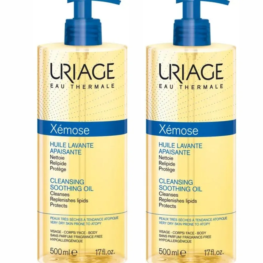 Uriage Xemose Olio Detergente 2x500ml