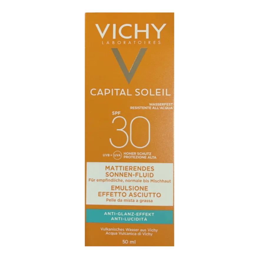 Vichy Capital Soleil Emulsione Anti-Lucidità Effetto Asciutto SPF 30 50 ml