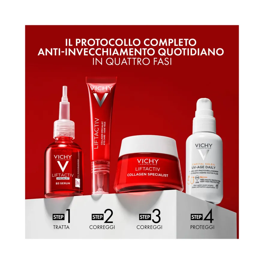 Vichy Liftactiv Collagen Specialist Contorno Occhi con Peptidi Pro-Collagene 15 ml