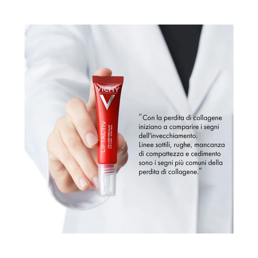 Vichy Liftactiv Collagen Specialist Contorno Occhi con Peptidi Pro-Collagene 15 ml