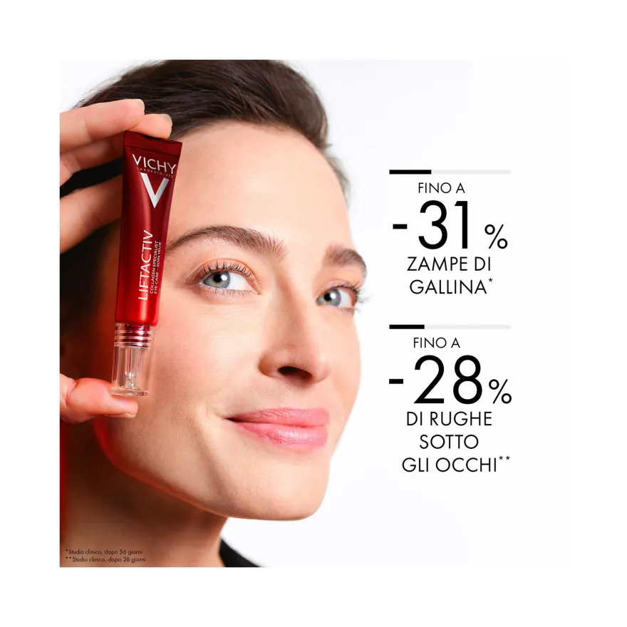 Vichy Liftactiv Collagen Specialist Contorno Occhi con Peptidi Pro-Collagene 15 ml