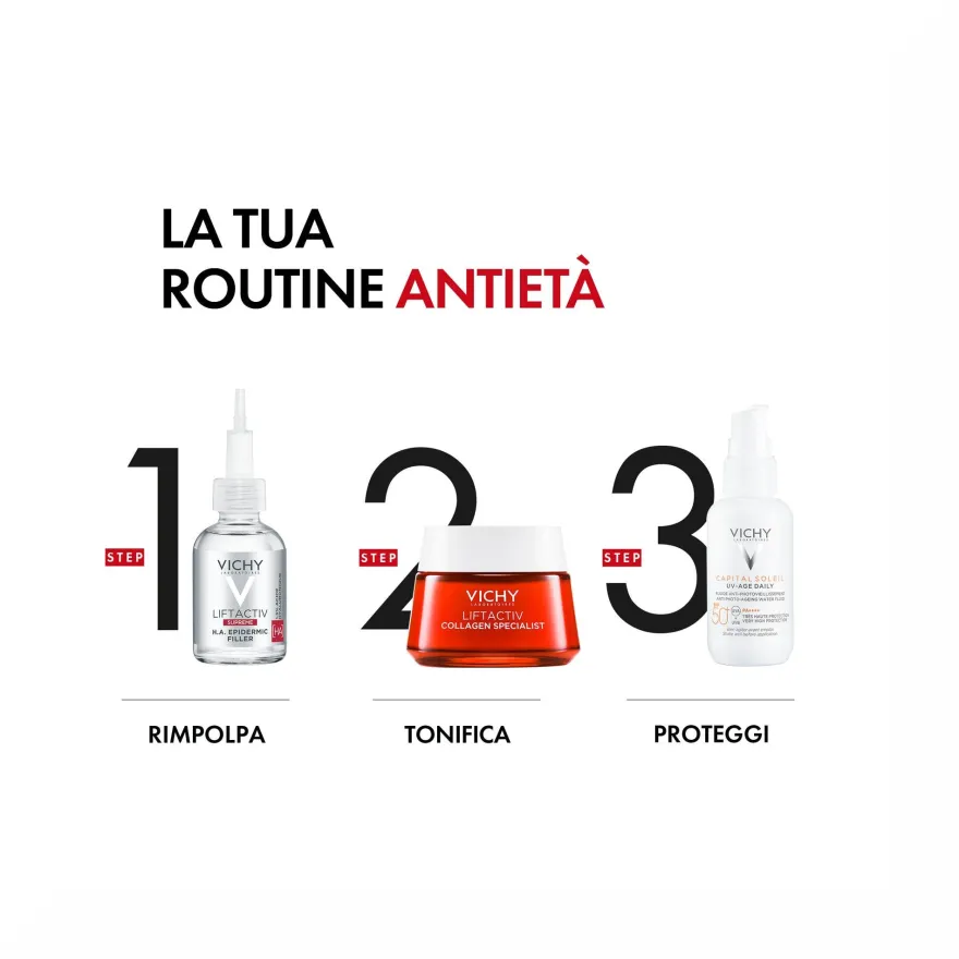 Vichy Liftactiv Collagen Specialist Crema Viso 50 ml Anti-Età