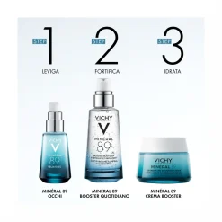 Vichy Mineral 89 Booster Quotidiano Fortificante E Rimpolpante Con Acido Ialuronico 50 ml