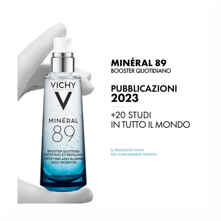 Vichy Mineral 89 Booster Quotidiano Fortificante E Rimpolpante Con Acido Ialuronico 75 ml