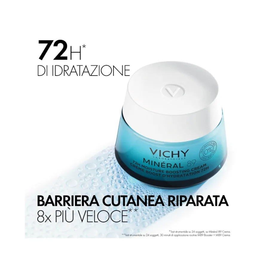 Vichy Mineral 89 Crema Idratante 72H Ricca 50ml