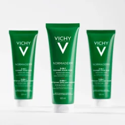 Vichy Normaderm 3 in 1 Esfoliante + Crema Detergente + Maschera 125 ml