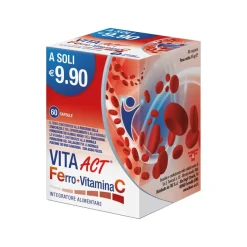 Vita Act Ferro + Vitamina C 60 Capsule