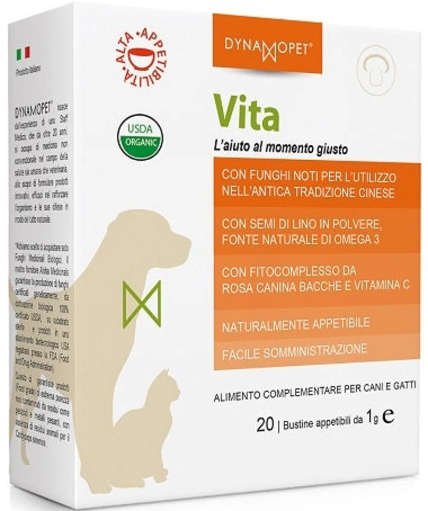 Vita Alimento Complementare Per Cani E Gatti 20 Bustine 1g