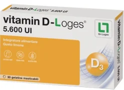 Vitamin D-Loges 30 Gelatine Masticabili Limone 42g